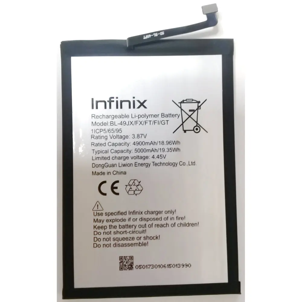 Lnfinix-High Capacity Replacement Battery for Mobile Phone, BL-49JX, FX, FT, FI, GT, New