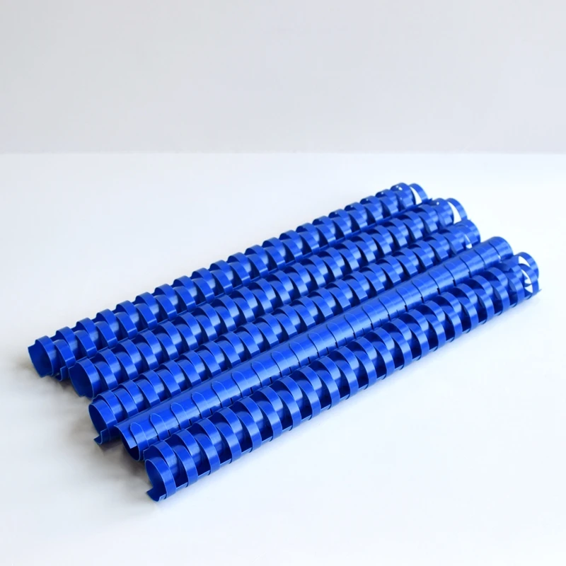 10PCS/Pack ReadStar PVC Blue Binding Aprons 21 Loops 6-51mm 20-450 Sheets A4 Binding Aprons Comb Binding Rings Plastic Combs
