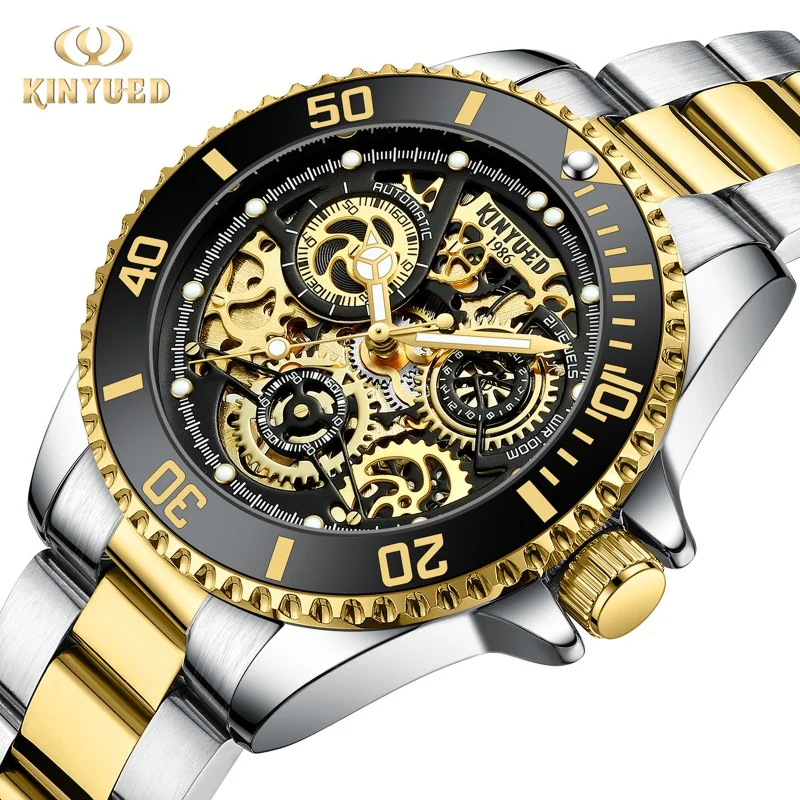 

Free ShippingKINYUEDAutomatic Band Luminous Mechanical Multi-Function 's Business Men's Watch