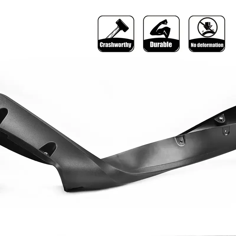 Black Wheel Cover Flares  2004-2015 Without Bedside Lockbox