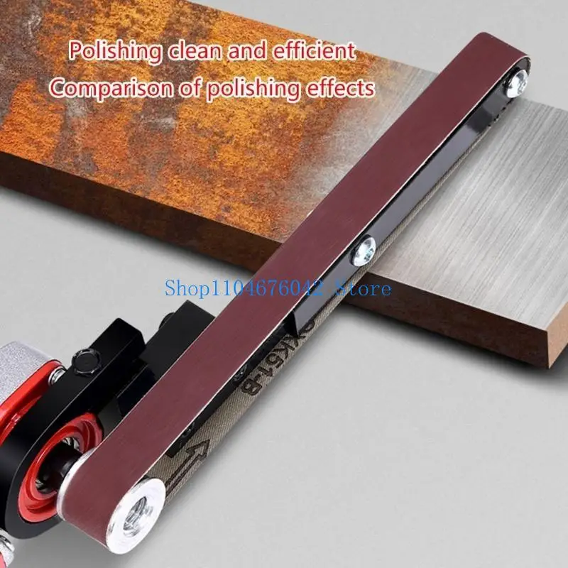 

652F 100 Angles Grinder Conversion Belt Sander For Woodworking Belt Sander 100 Angles Grinder Turned Belt Sander