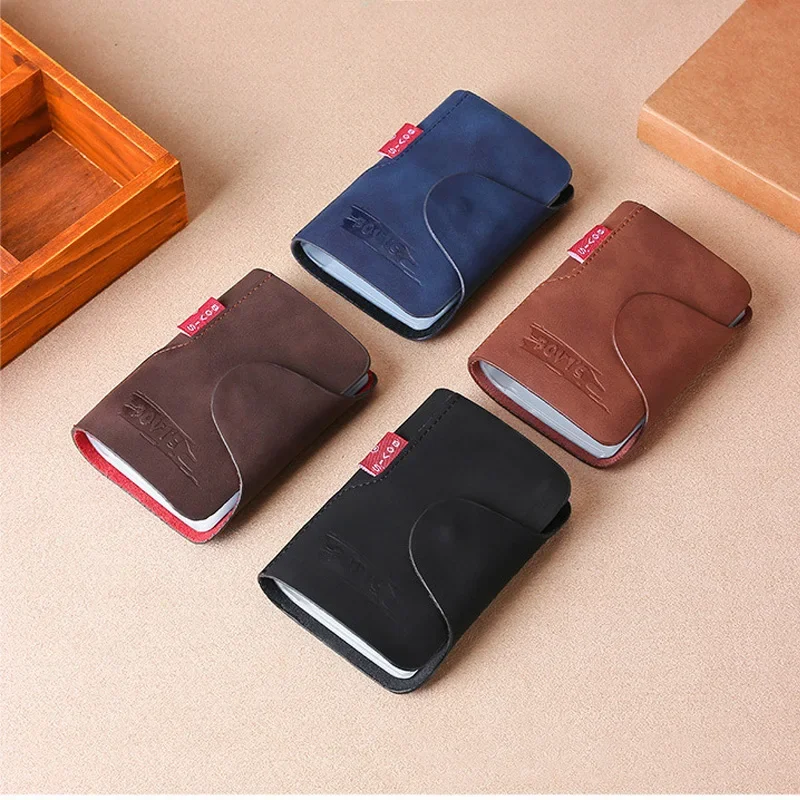 بو الجلود حامل بطاقة الأعمال بطاقة الائتمان حالة النساء الرجال منظم البطاقات الصغيرة المحفظة محفظة بسيطة