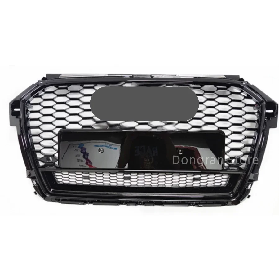 Car Front Bumper Grille Grill for Audi RS1 for A1/S1 Grill 2015 2016 2017 2018 （Refit for RS1 Style）Car Accessories