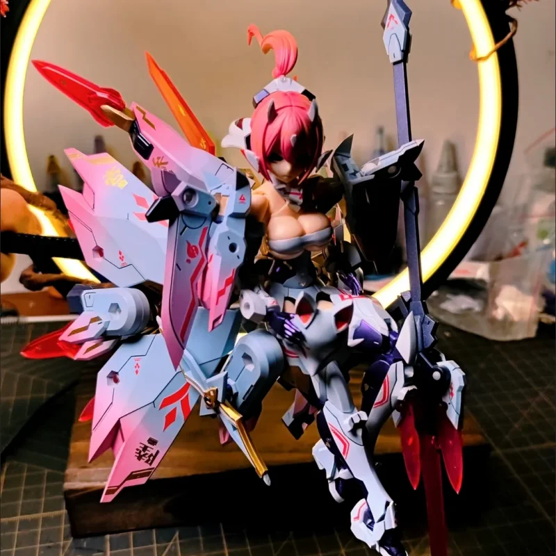 

Kotobukiya Original Kp515 Homura X Asra Genuine Frame Arms Girl Megami Device Asra Nine-Tails Kyuubi Assembled Model Figur Gift