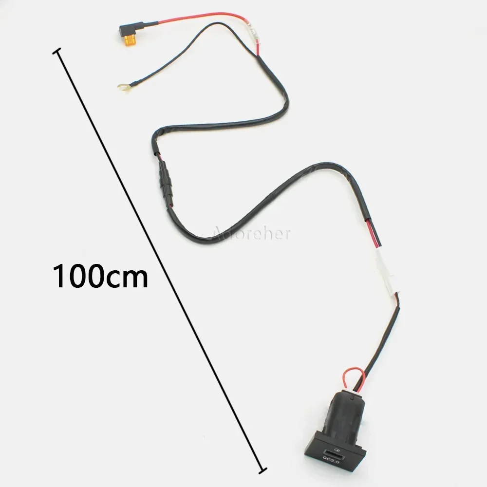 USB Charger Socket Fast Charge Adapter QC3.0 Power Outlet Switch for Ford Focus 2 Mk2 2009 2010 2011 Car Electronics Accessories