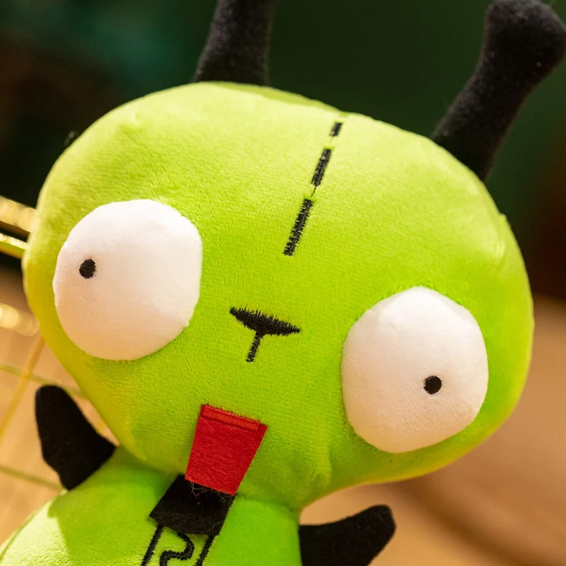 2024 Neue Alien Invader ZIM GIR Hund Plüschfigur Spielzeug Gefüllte Plüsch Grüne Kawaii Puppe Sammlerstück – Detail 7