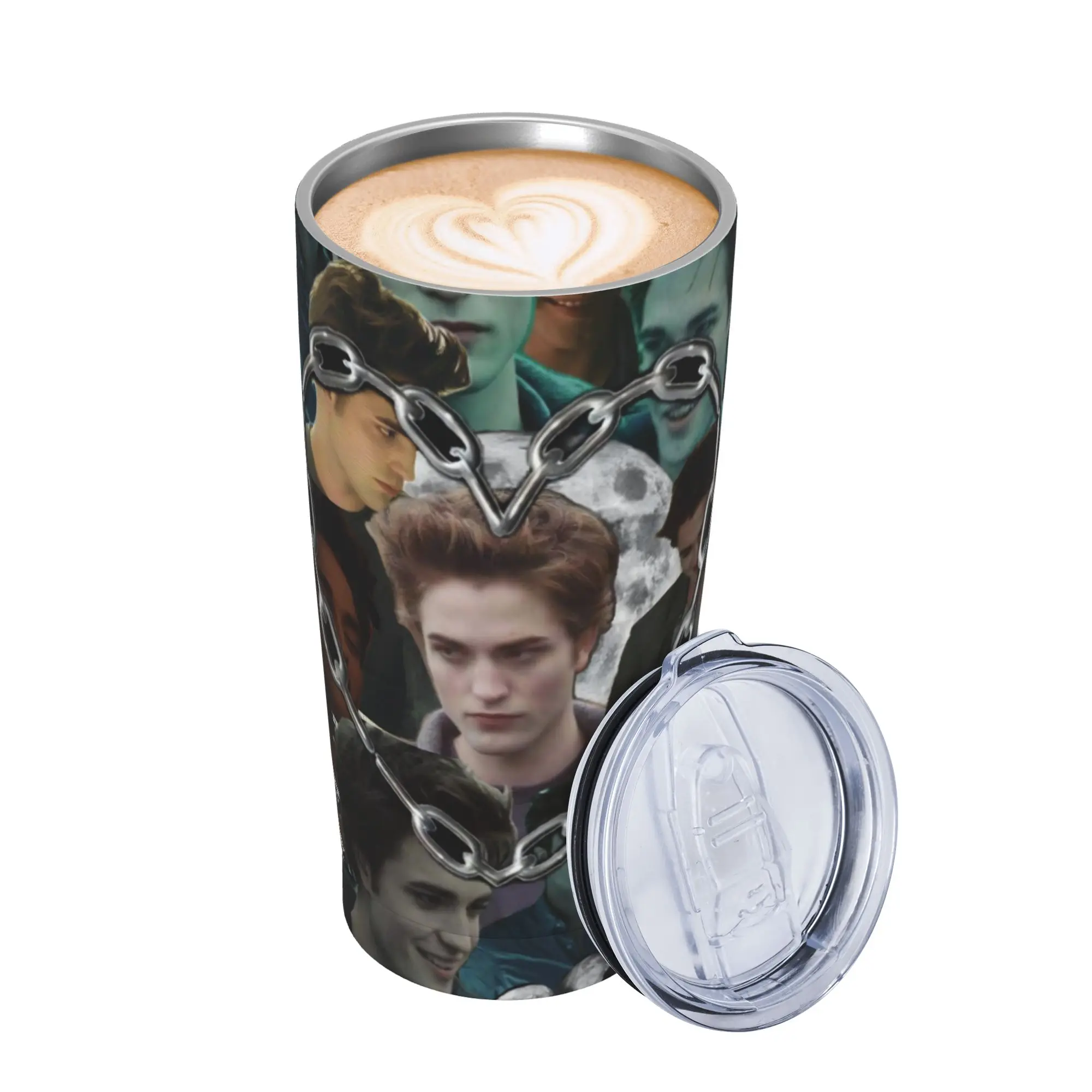 Edwards Cullen  Insulated Tumbler with Lid  Vacuum Thermal Mug Double Wall Hot Cold Drinks Cup 20oz
