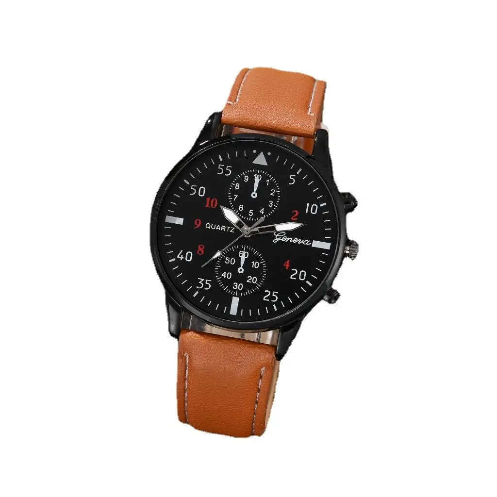 Nieuwe Heren Veelzijdige Mode Horloges Buitenlandse Handel Hot Business Twee-Eye Horloge Polshorloge Cadeau Horloge