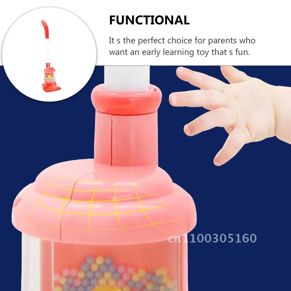 Model Simulation Vacuum Cleaner Baby Girl Toys Home Playset Appliance Plastic Cleaning House Miniature