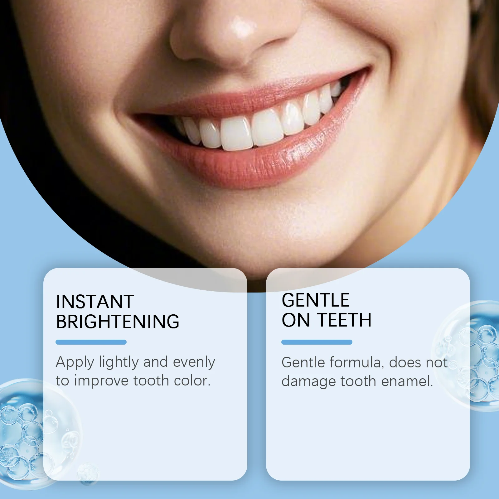 Teeth Whitening Paint Fast Acting Smile Brightener No Sensitivity Remove Yellow Teeth Bleaching Dental Tools Brighten Tooth Care