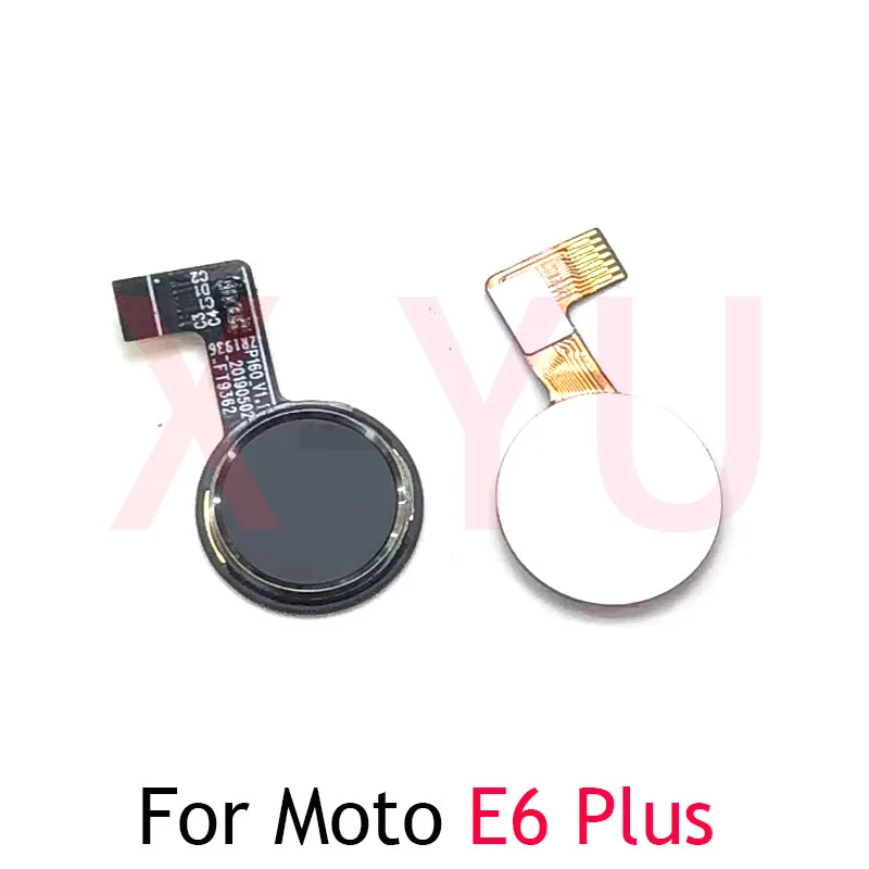 

For Motorola Moto E6S 2020 E6i E6 Plus Play Home Button Fingerprint Sensor Return Power Flex Cable Repair Parts