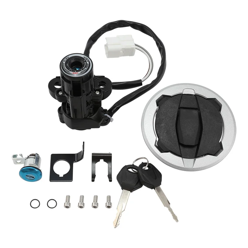 

Ignition Switch Lock Fuel Gas Cap Key Set Fit For Kawasaki Ninja 400 Z400 2018-2024 Motorcycle