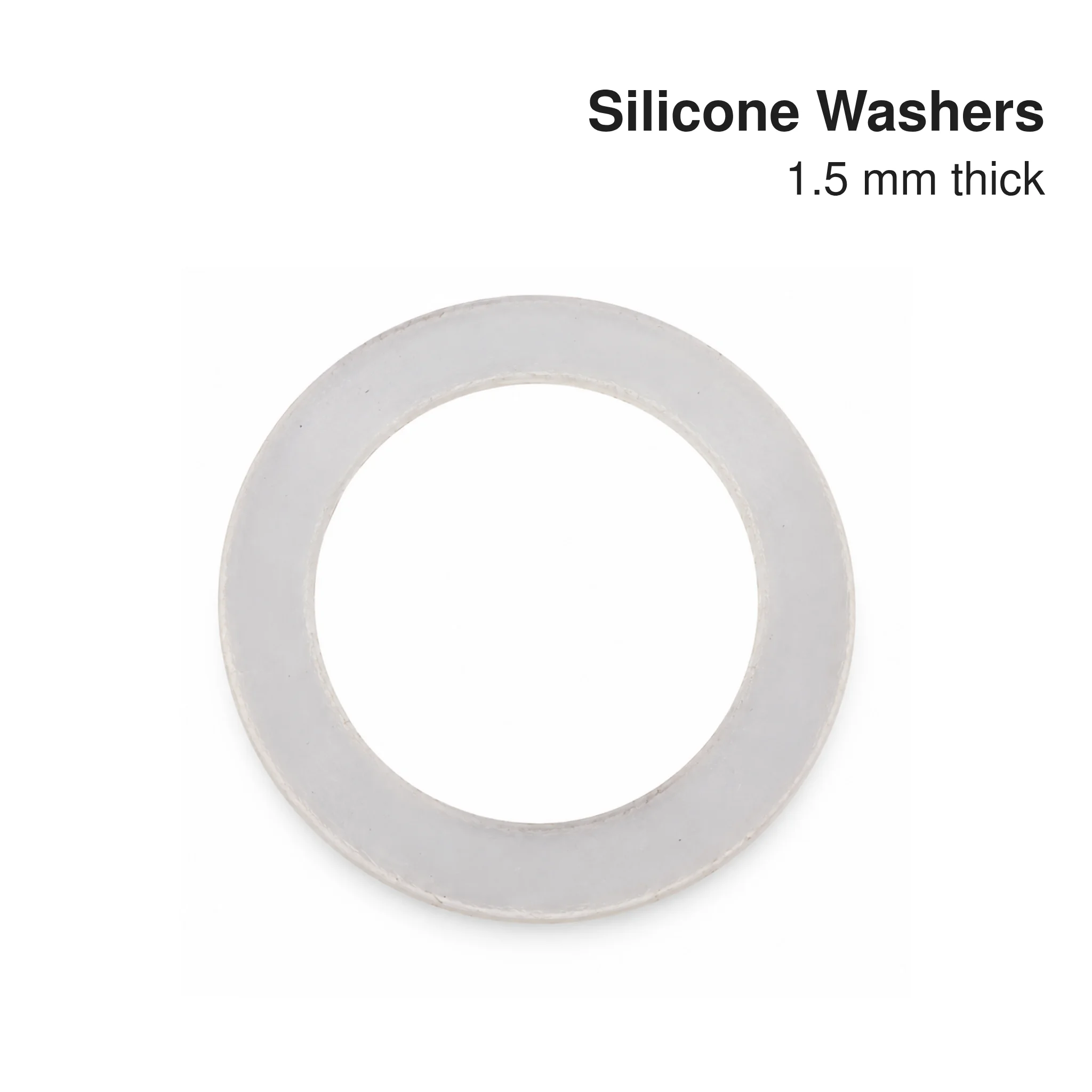 5PCS Silicone Spacer Rings for CO2 Laser Focusing Lens 18 19.05 20 25mm OD 1.5mm Thick Replacement Washers for Lens Mounts