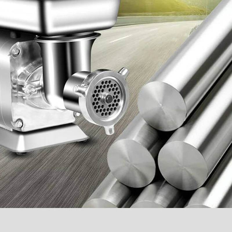 Commercial high-power stainless steel meat grinder large automatic desktop meat grinder brand new for commercial use