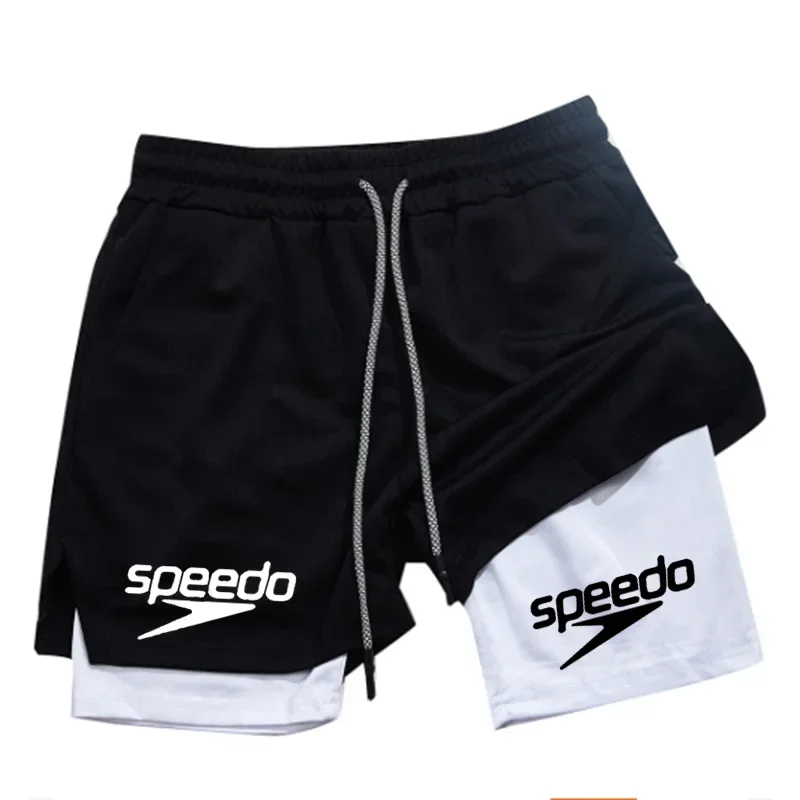 

Summer New Speedo Printed Men's Sports Surfing Shorts Outdoor Running Quick drying Shorts Fitness Shorts Training Shorts