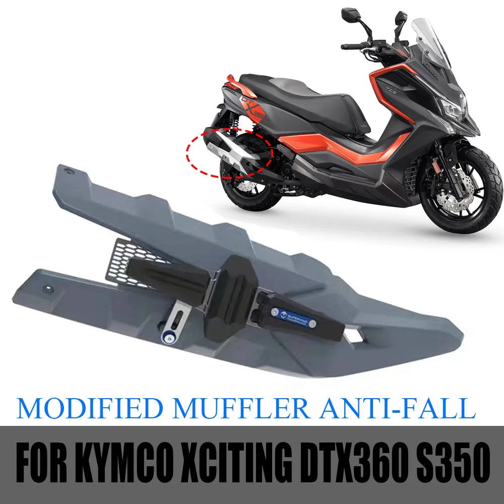 

New For KYMCO Xciting DTX360 DTX 360 S350 Motorcycle Accessories Modified Muffler Anti Fall