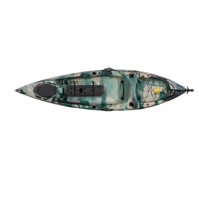 2026 10ft Single Sit On Top Fishing Kayak Plastic Canoe with Paddle