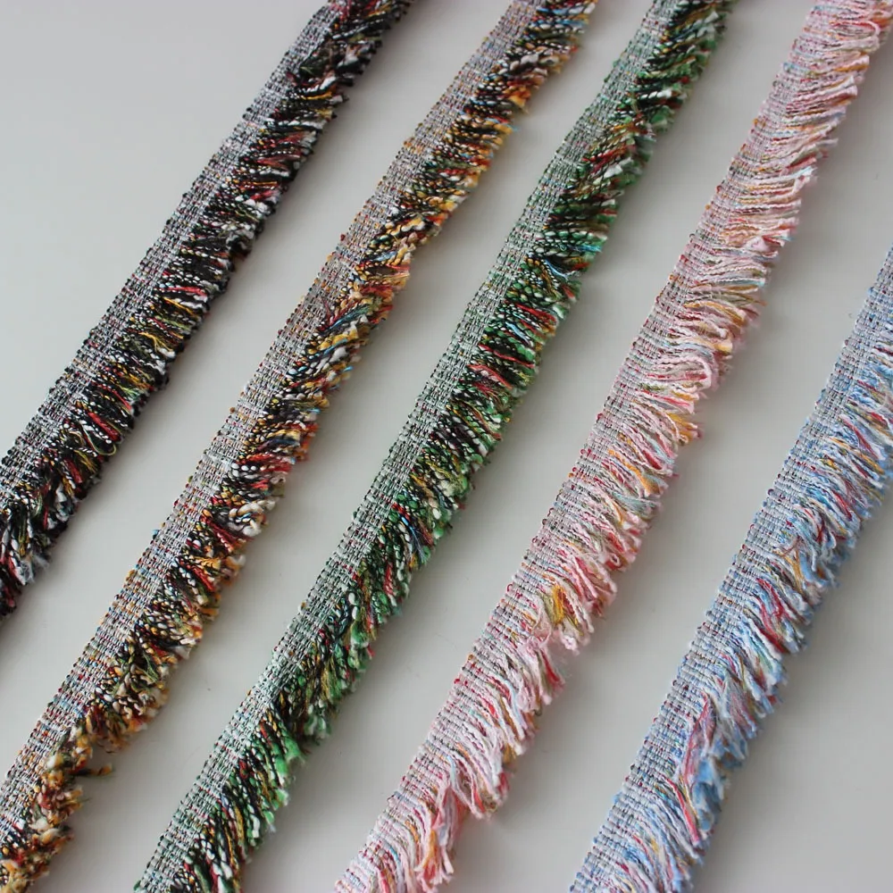 3cm/91cm Tweed Fringed Lace Unilateral Beard Accessories,SuitableSkirts,Curtains,Sofa Edges,Pillowcases Clothing Hem,Decorative