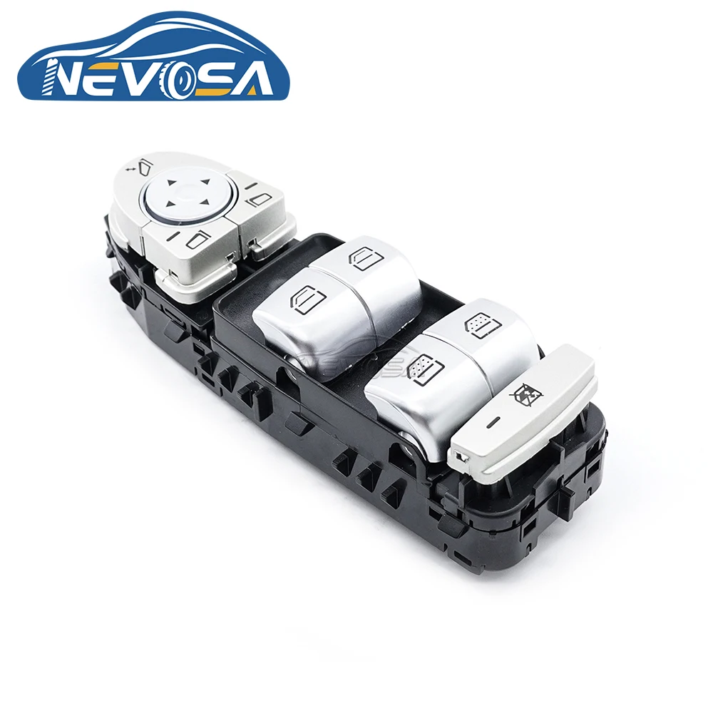 NEVOSA 2229056800 For Mercedes-Benz W205 C180 C200 C300 2014 2015 2016 2018 Car LHD Door Power Window Switch Panel Auto Parts