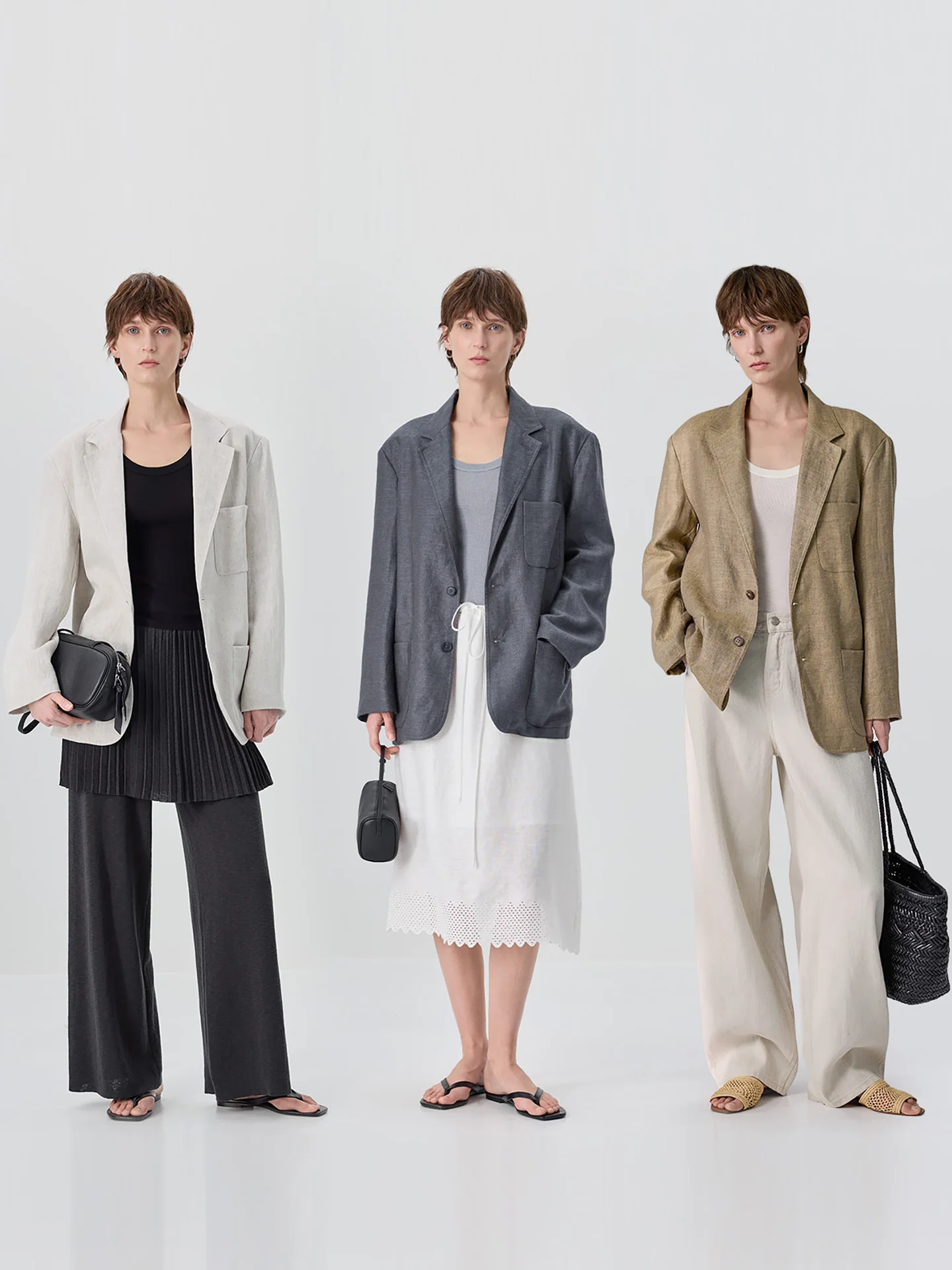 

Женский повседневный пиджак свободного кроя из цветного тканого льна с длинными рукавами на пуговицах, однотонная верхняя одежда для офиса