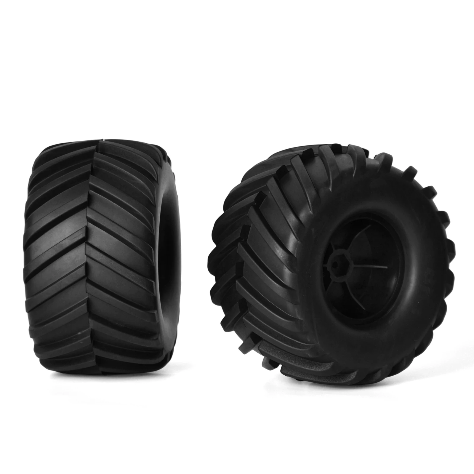 4-częściowy zestaw kół i gumowych opon do zdalnie sterowanego monster trucka w skali 1/10, Tamiya HSP HPI Kyoshima HPI Tamiya