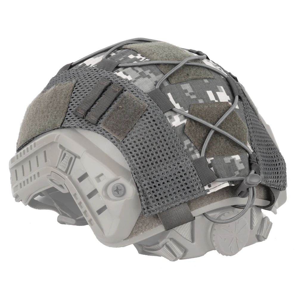 Copricapo per casco tattico copricapo per casco mimetico con cavo elastico per accessori per casco da Paintball softair militare