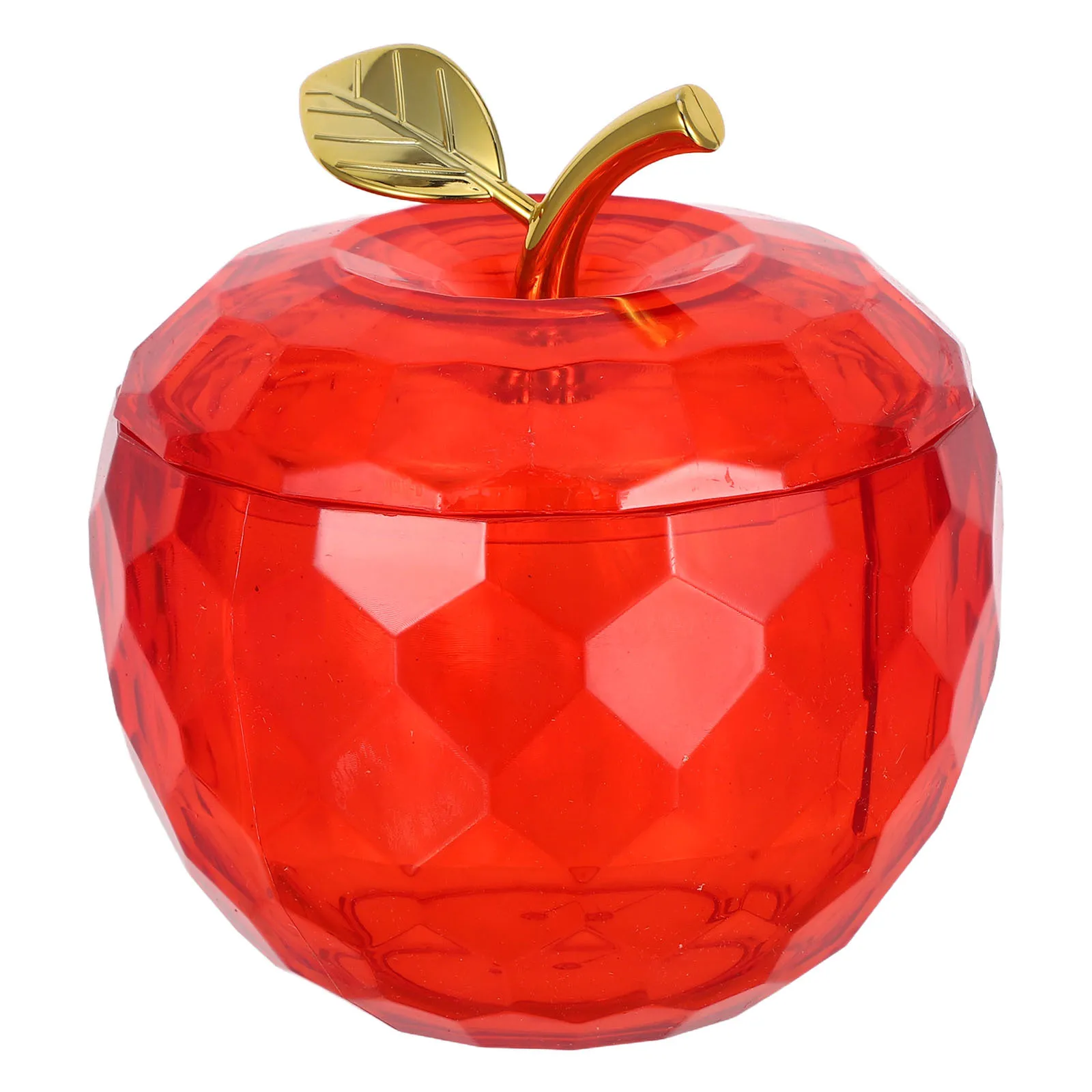 صناديق تخزين حلوى عيد الميلاد، حاويات بلاستيكية على شكل تفاحة حمراء مع أغطية لعلاجات العطلات، هدايا الحفلات والفصول الدراسية