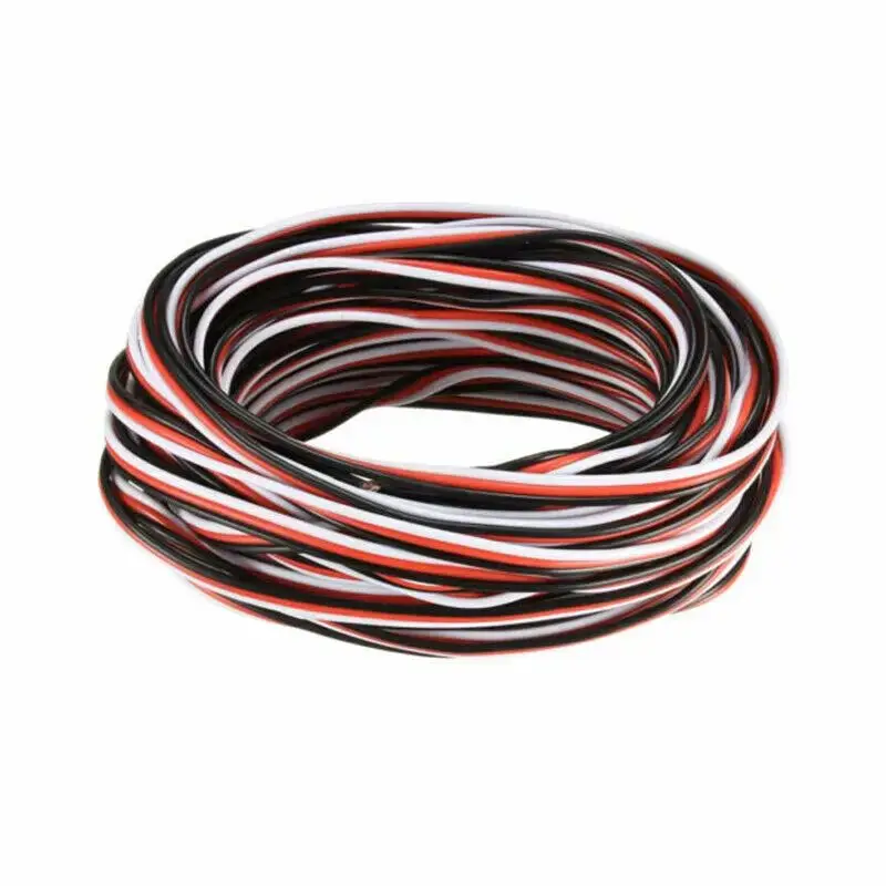 5 metri 16 piedi 20AWG JR Futaba Servo prolunga cavo 100 cavo/0.08TS OD1.7 cavo cablaggio esteso per accessori RC fai da te