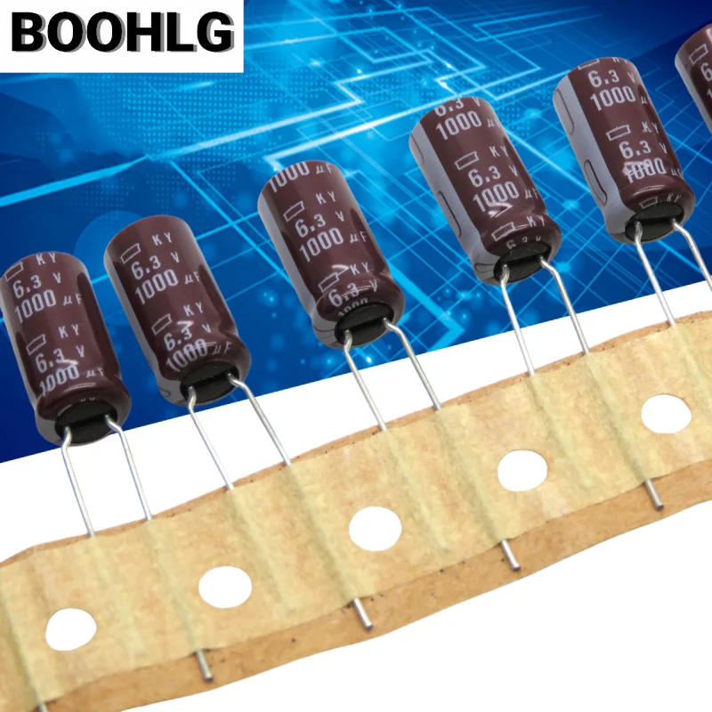 

10 шт. 1000 мкФ 6,3 В NCC черный алмазный конденсатор 6,3 В 1000 мкФ 8X16 KY высокая частота низкое сопротивление
