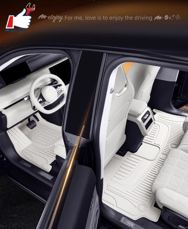 Автомобильный напольный коврик с левым рулем для Chery iCAR V23 2025, полностью окруженный коврик для ног, напольный коврик, водонепроницаемый коврик