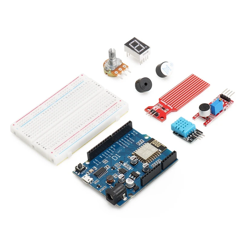 Kit di avviamento di base per programmazione Arduino D1ESP8266 Wifi R3 componente Kit di elettronica fai da te Set completo educativo