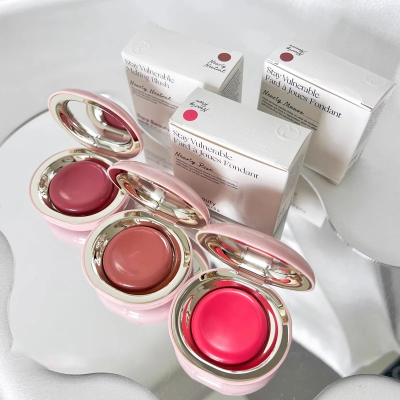 سطع ميزات الوجه هيغليغتر السائل ترطيب تبييض كريم اليد أحمر الخدود كريم مسحوق أحمر الخدود البرنز السائل مجموعة #2