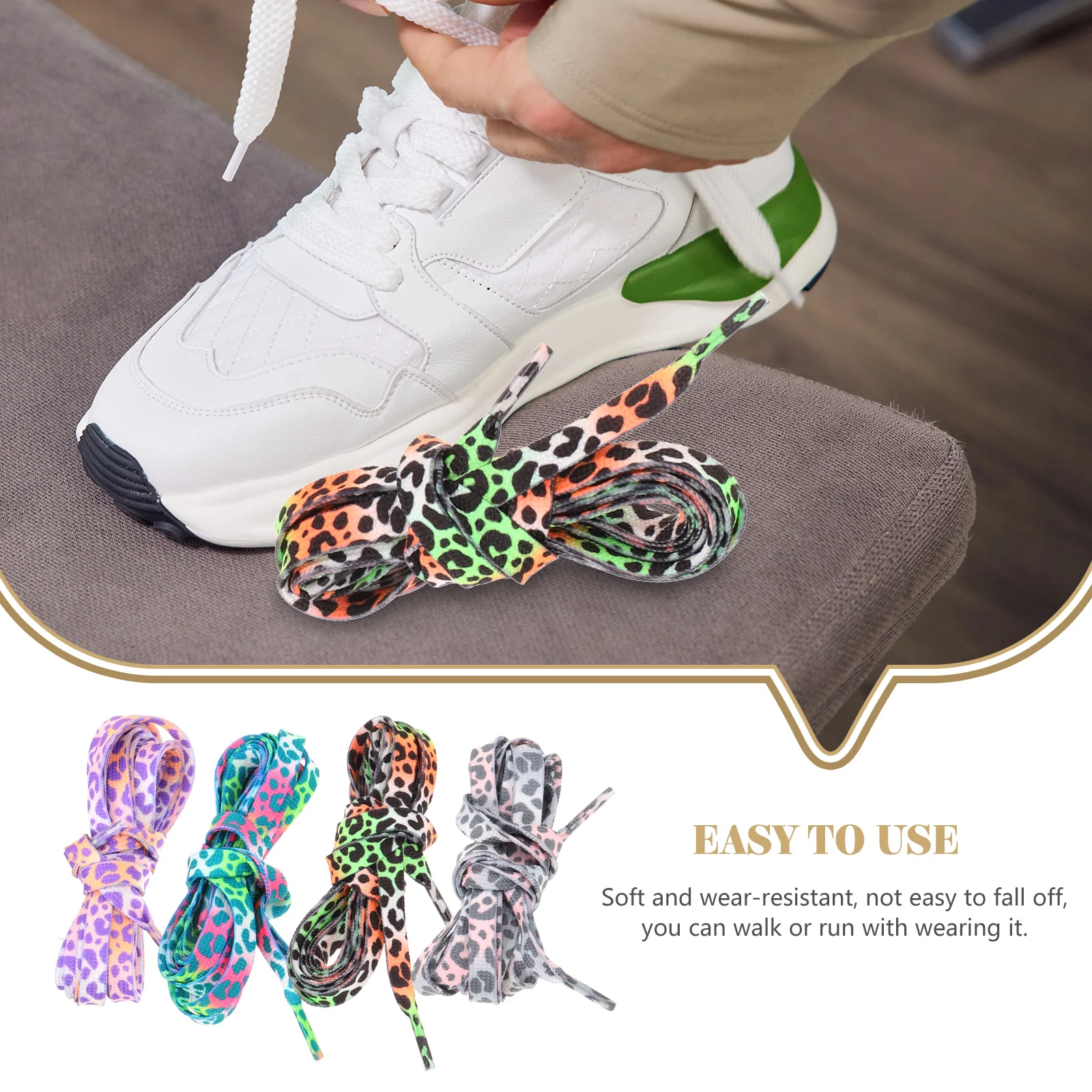 4 Pairs Glow in The Dark Shoe Laces Canvas Shoes for Outdoor Sports Shoelaces Fabric Casual Tie