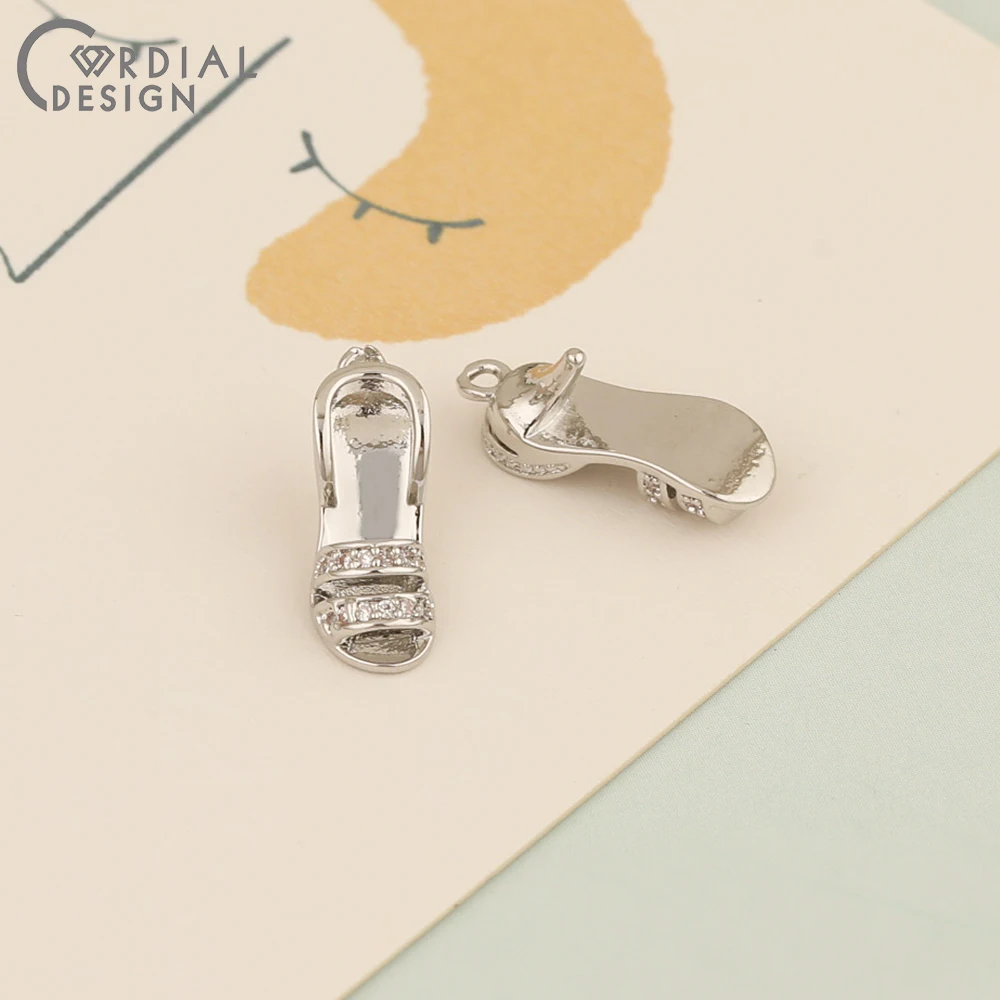 

Сердечный дизайн 50 шт. 7*19 мм DIY Изготовление/Ювелирные аксессуары/Форма обуви/CZ Подвески/Подвеска/Фурнитура и компоненты для ювелирных изделий/Ручная работа