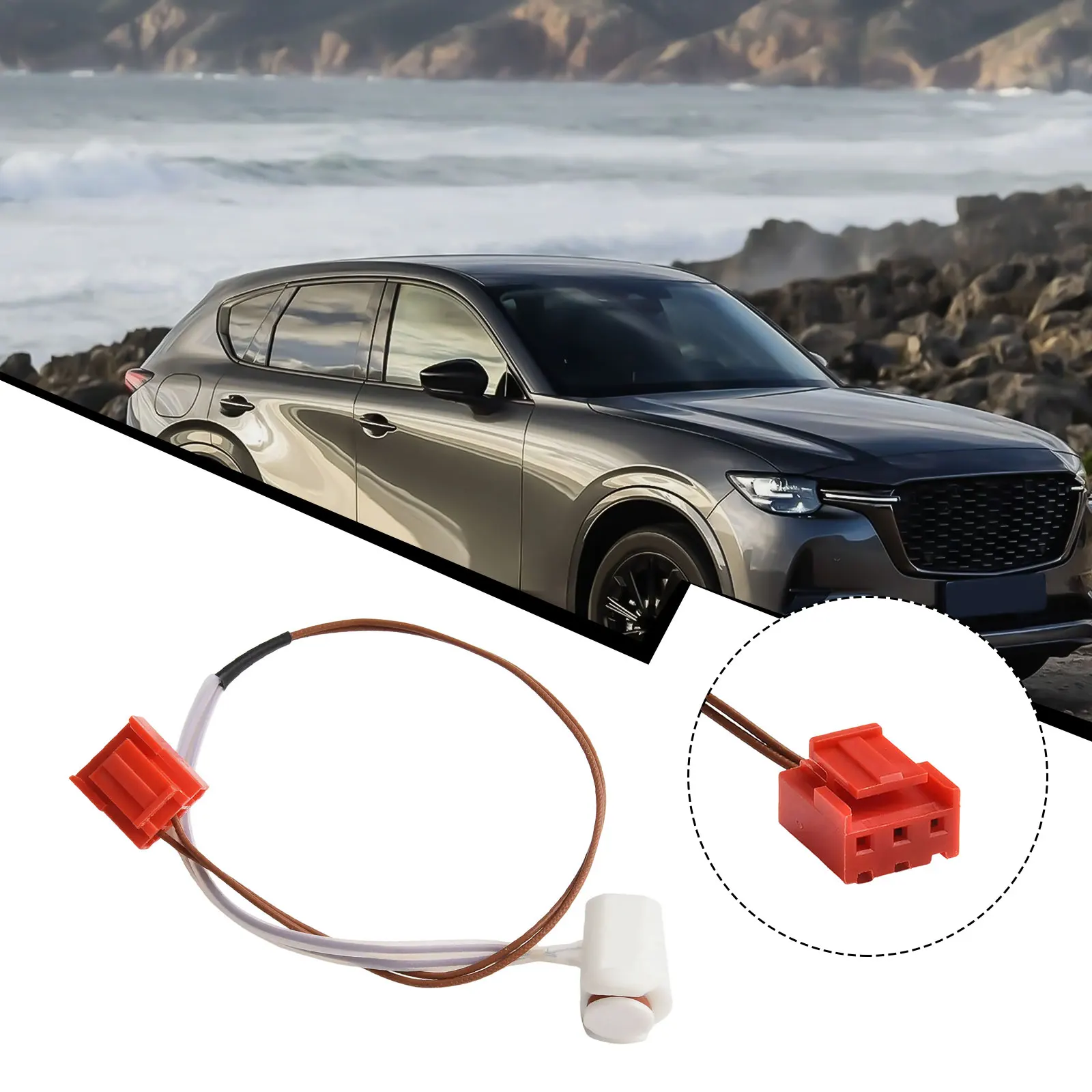 Car Parking Heater Temperature Sensor Probe Square Connection For Chines Diesel 11.8 Inch Air Conditioning Connection