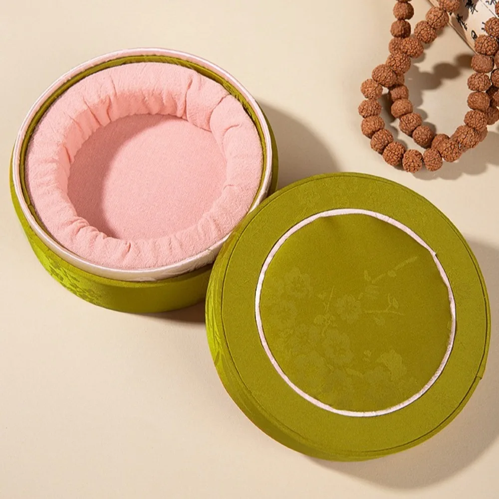 

Vintage Embroidery Bracelet Box Luxury Jewelry Display Velvet Jewelry Box Packaging Box Delicate Pendant Necklace Ring Storage