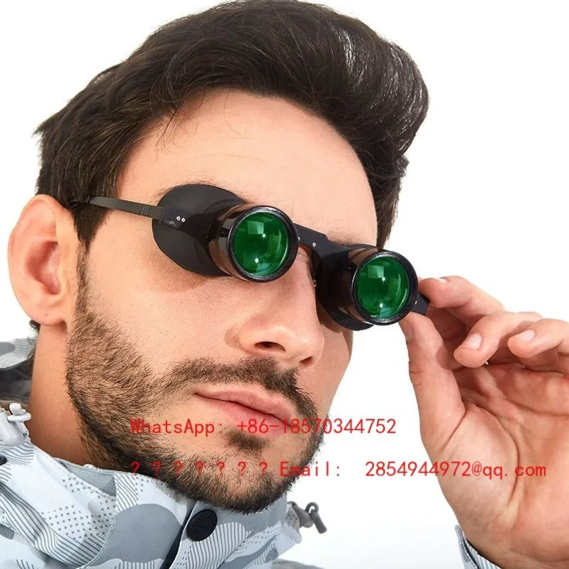 Telescope Drift Special Clear 10 Times High Definition Headset Glasses Type Myopia Universal Fishing Artifact