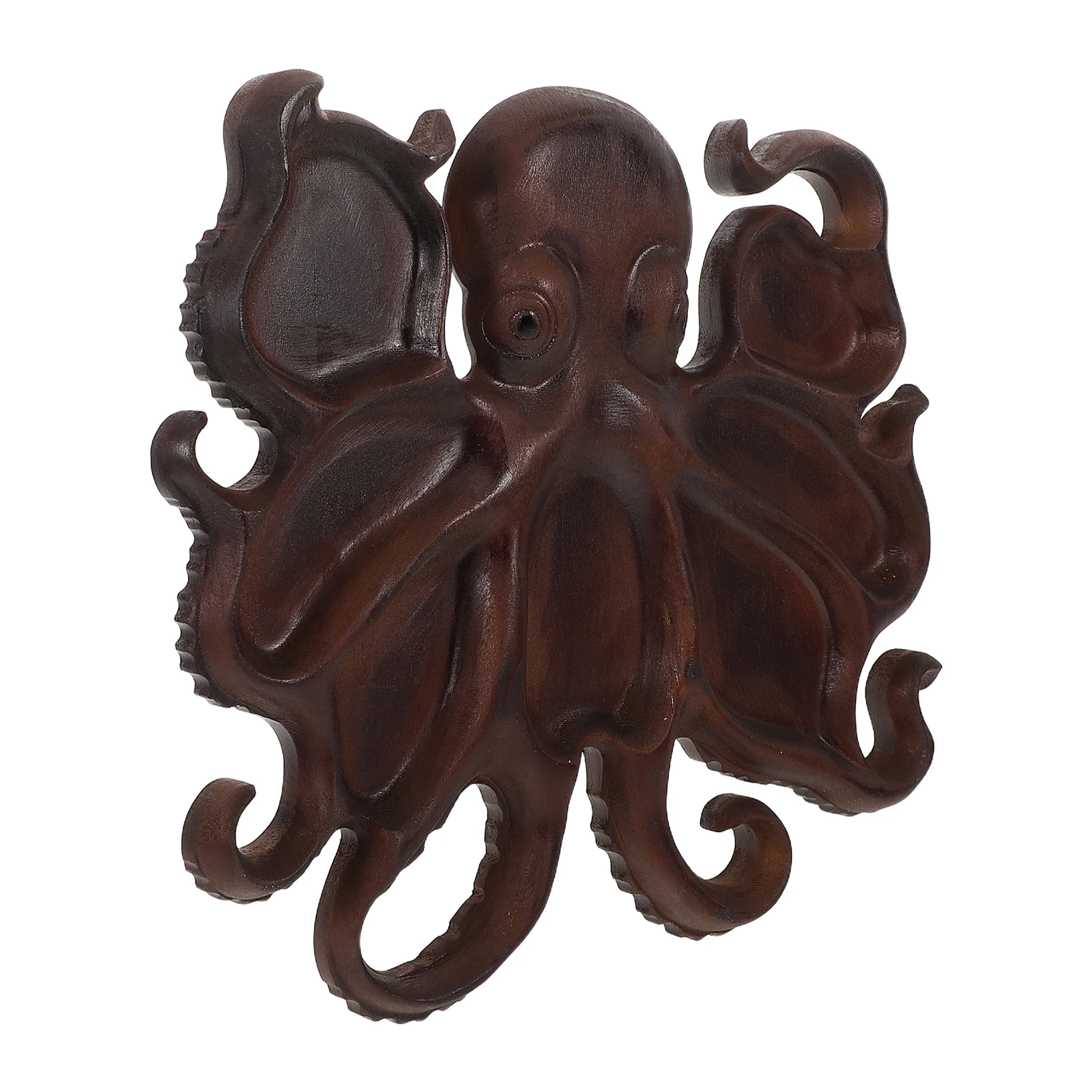 

Octopus Wooden Serving Tray Solid Wood Fruit Platter Snack Organizer For Party Indoor Outdoor Use Storage Tray For Table