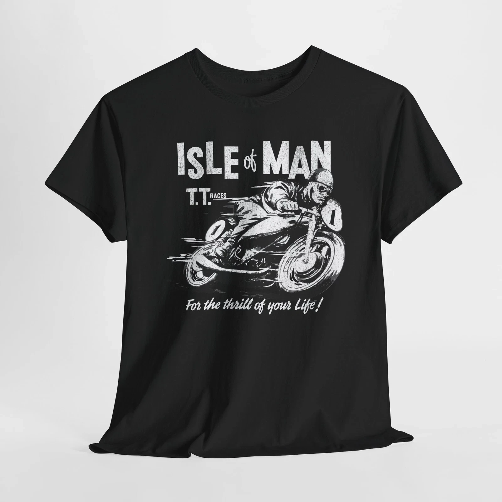 

Motorcycle Racing Isle of Man TT Lover Premium Cotton Tee