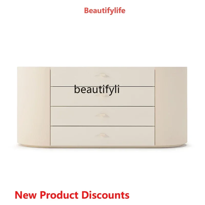 

Прикроватная тумба Q181 в современном стиле, дизайнерская, для спальни и гостиной, итальянский легкий люкс, с тремя ящиками для хранения