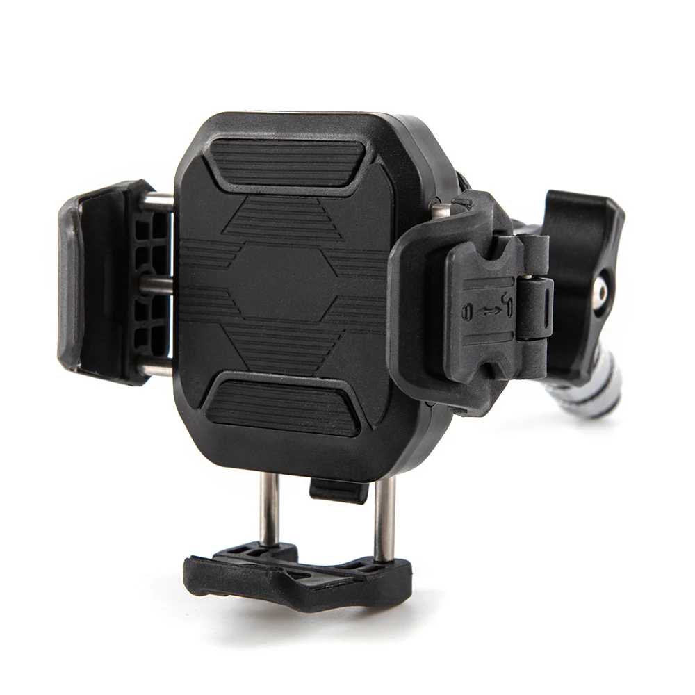 Motorcycle Phone Holder Vibration Dampener Anti-Shake Motor Mount Handlebar for Bike Bicycle Scooter For 5.4''-7.2'' Phone