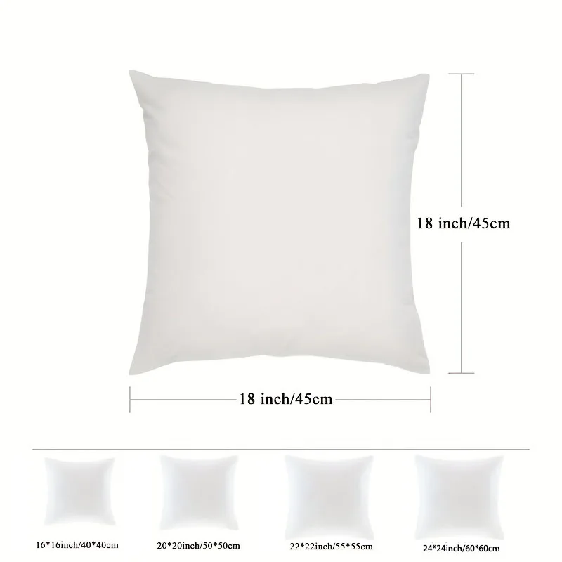 100% Cotton Feather Pillow Core Christmas Cotton Neck Pillow Cojines 45x45 55x55 Hotel Decoration Sofa Bedroom Home Cushi