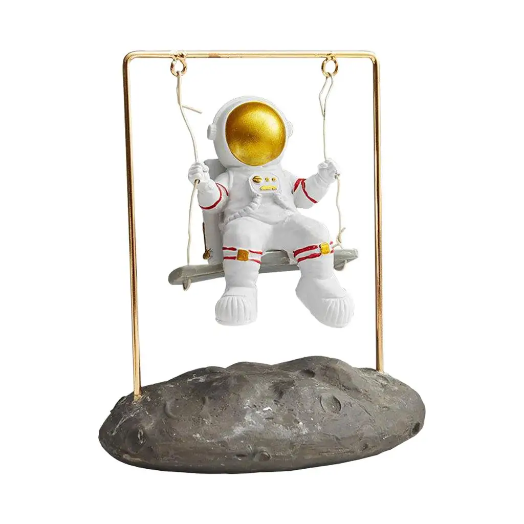 Spaceman Ornament Decoration Present Astronaut Figure Statue