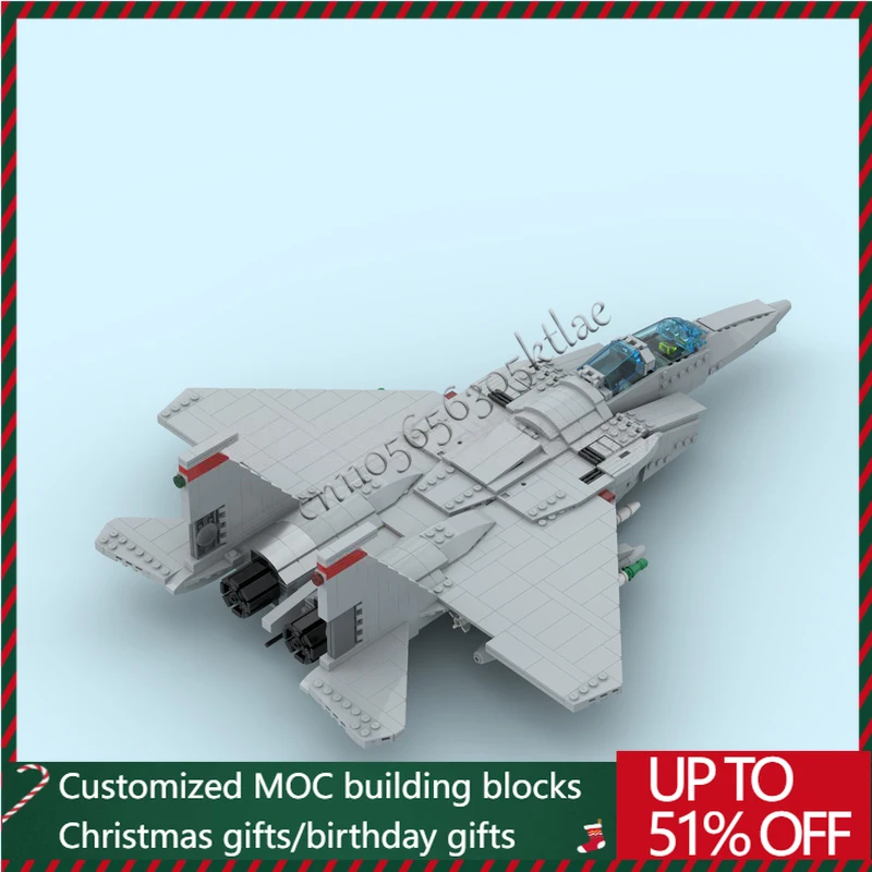 

1527 PCS Famous Battle Series Moc Tactical Fighter Jet Building Bricks Sets Assembly Blocks Toy Popular Christmas Gifts For Kids