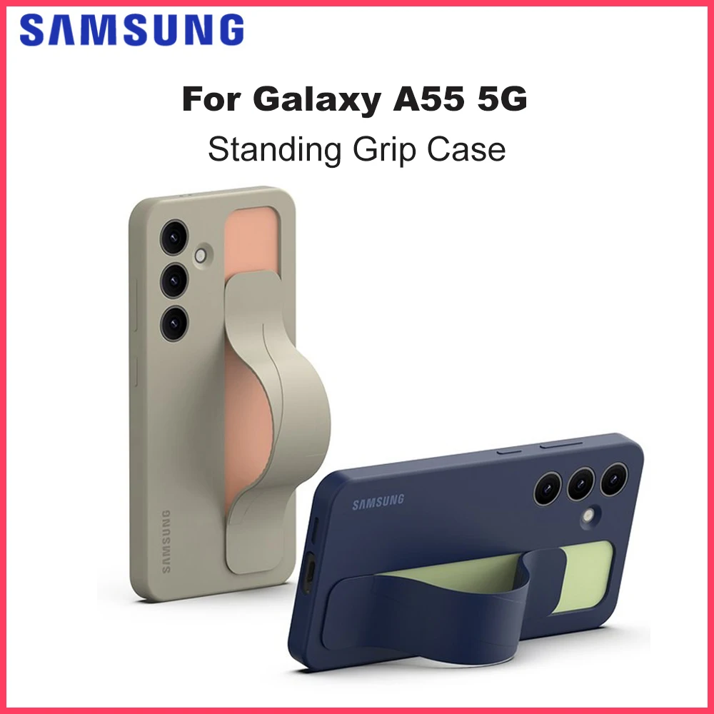 

Оригинальный чехол Samsung с подставкой для Galaxy A55, чехол с подставкой EF-GA556
