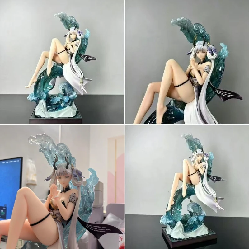 Beautiful girl doll Sexy and alluring Dragon Maiden Jinxi Anime around animation GK figure gift toy bookshelf ornament model - view 5