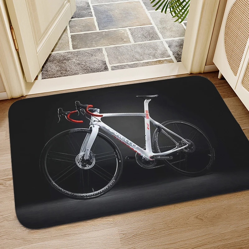 Porch Foot Mat Non-slip H-Pinarello Kitchen Living Room Floor Carpet Bedroom Rug Custom Doormat Entrance Door Slip-resistant