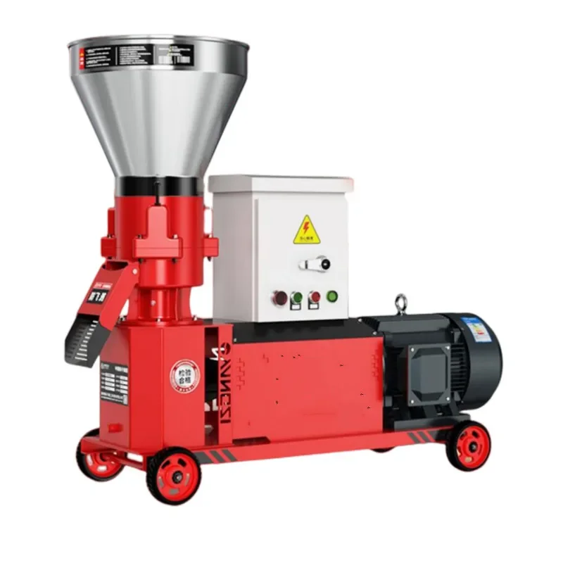 新しい飼料ペレットマシン家庭用飼育鶏アヒル牛羊機器ウェットとドライ両用大型造粒