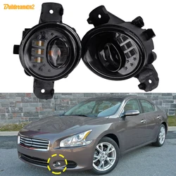 2 Pcs 30W Car Canbus LED Fog Light Daytime Running Lamp DRL Assembly For Nissan Maxima (A35) 2008 2009 2010 2011 2012 2013 2014