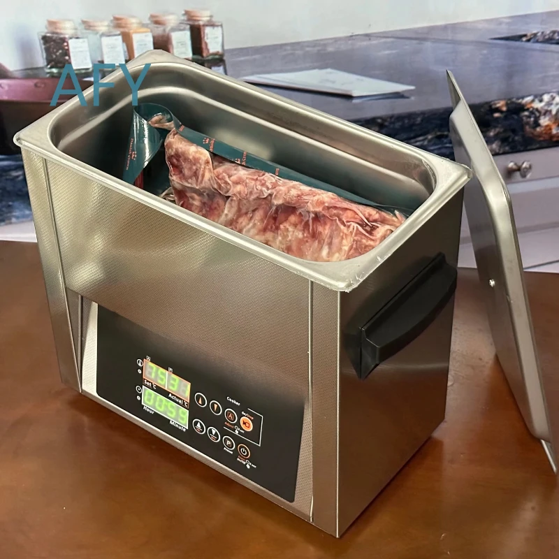 6L Stainless Steel Sous Vide Slow Cooker for Precise Temperature Control All Areas Even Heating Professional Cooking for Home